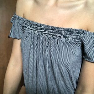 Soft and sexy off the shoulder top